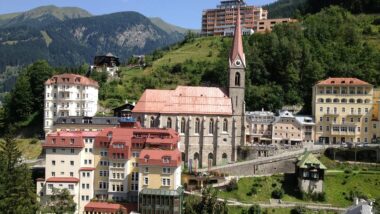 Pohled na město Bad Gastein